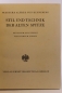 Preview: Henneberg, Freiherr Alfred von: Stil und Technik der alten Spitze Mit einem Geleitwort von Wilhelm Pinder
