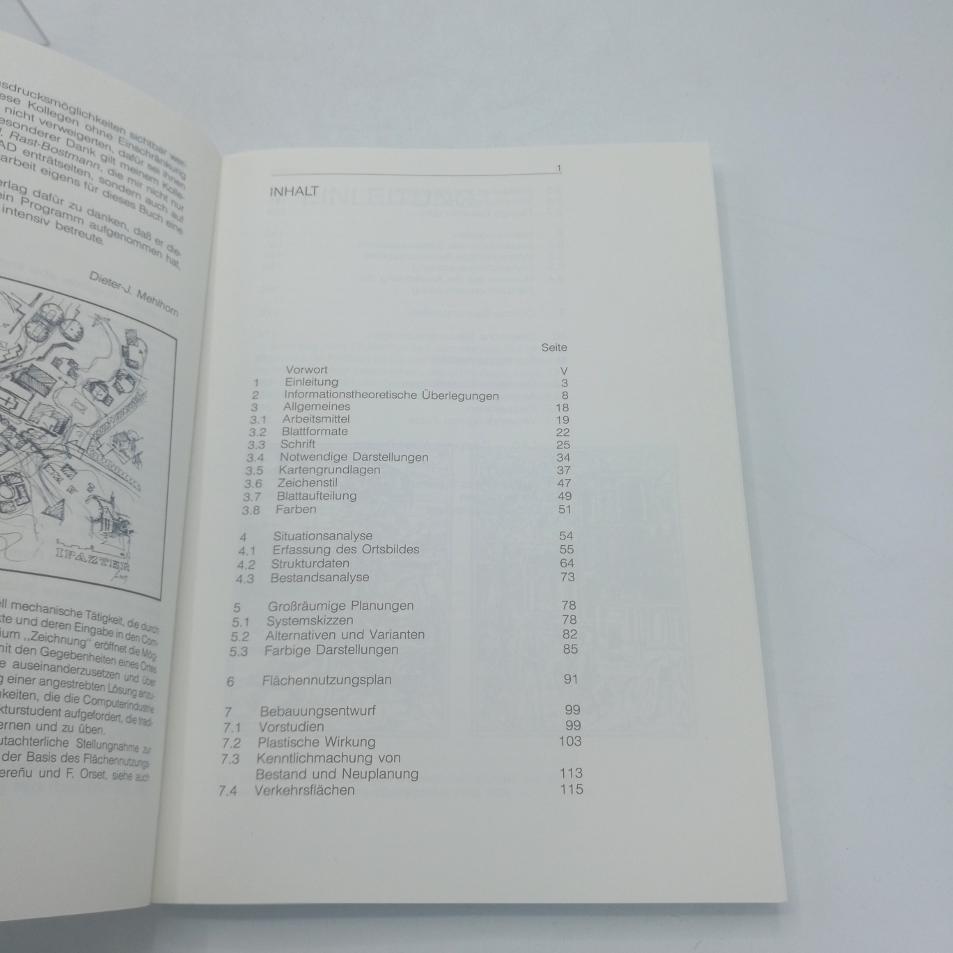 Mehlhorn, Dieter-J. (Verfasser): Zeichnen für Stadtplaner Grafische Gestaltung städtebaulicher Karten, Pläne und Berichte / Dieter-J. Mehlhorn