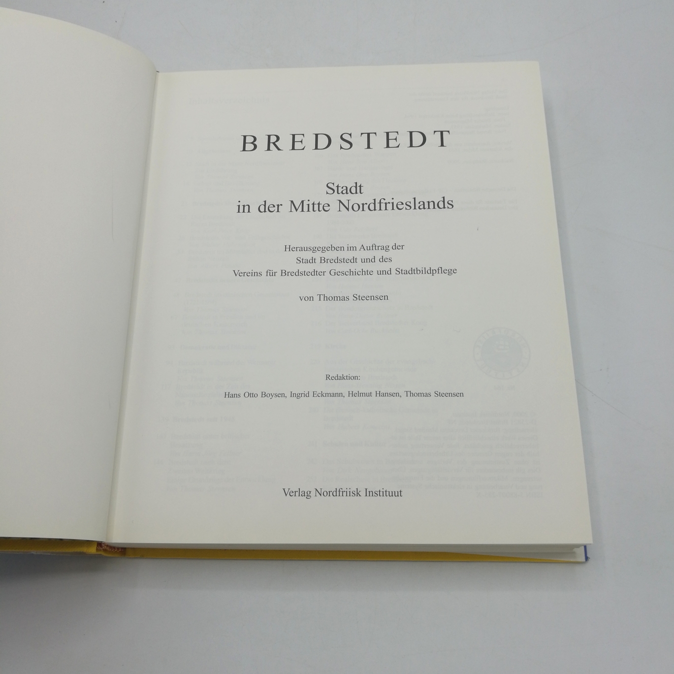 Steensen, Thomas (Herausgeber): Bredstedt Stadt in der Mitte Nordfrieslands