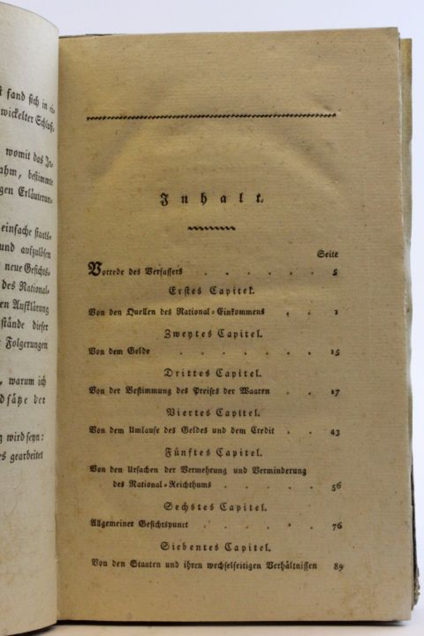 Canard, R. F.: Grundsätze der Staatswirthschaft Eine durch das National-Institut in der Sitzung vom 15. Rivose, Jahr IX (5. Januar 1801) gekröte Preisschrift.