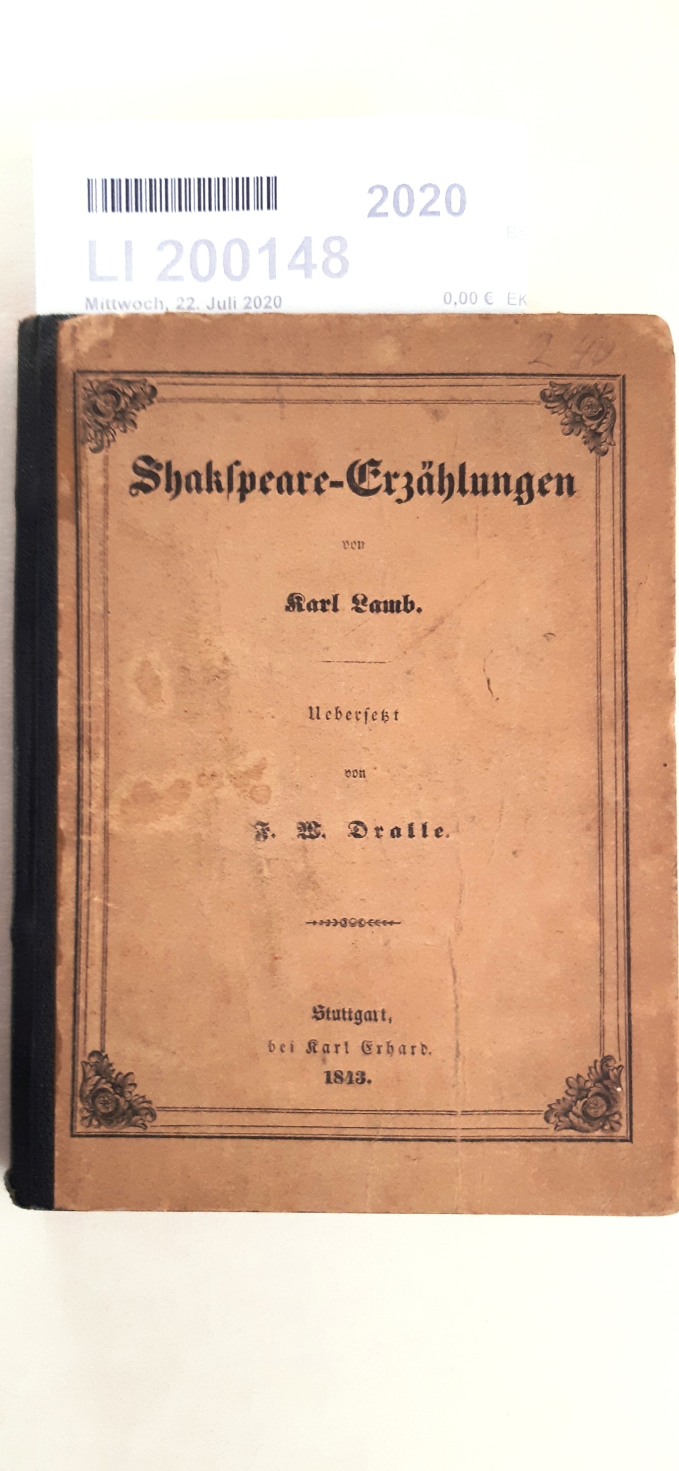 Lamb, Karl: Shakespeare-Erzählungen