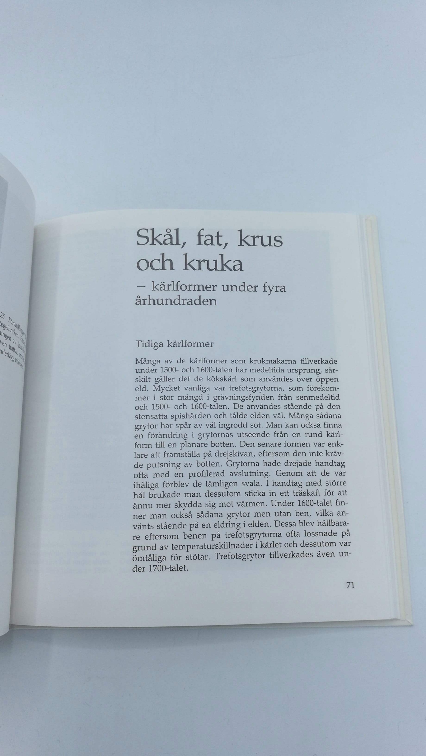 Lindqvist, Gunnar: Krukor och fat. Svenskt krukmakeri under 400 år.