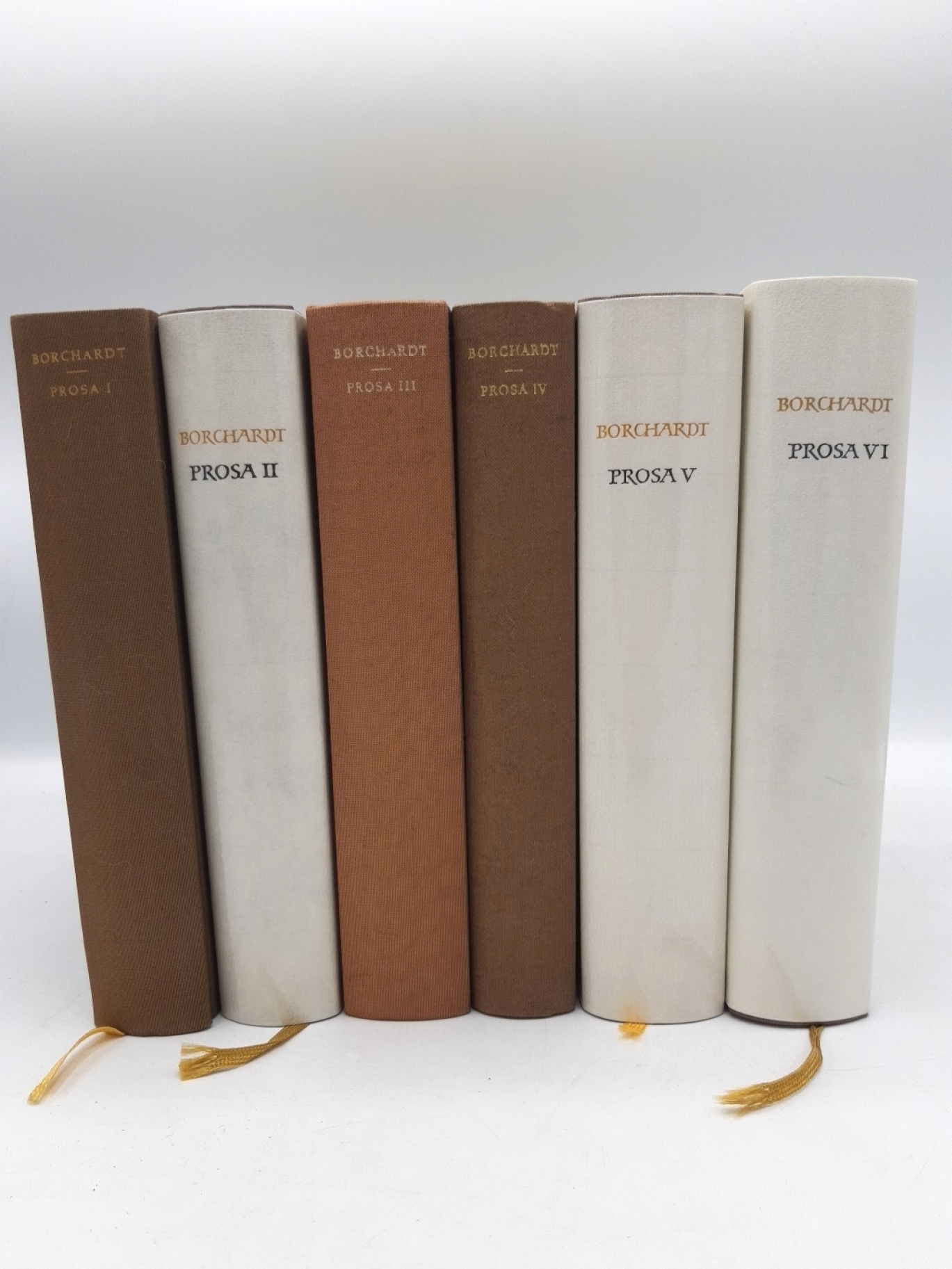 Borchardt, Rudolf: Prosa. 6 Bände Werke in Einzelbände.