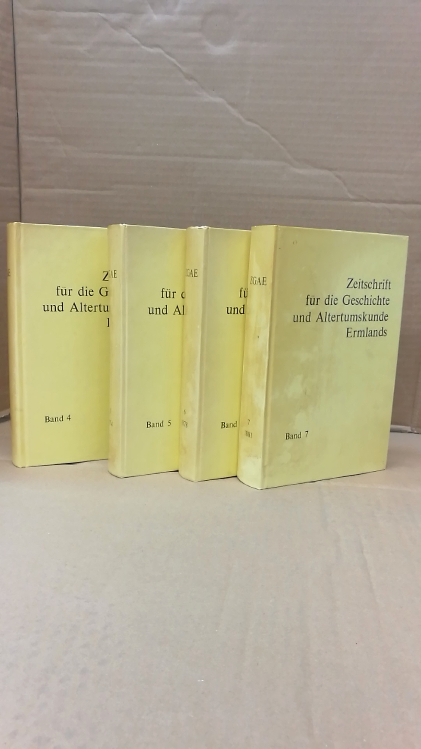 Historischer Verein Ermland: Zeitschrift für die Geschichte und Altertumskunde Ermlands. (ZGAE) 7 Bände 1860 -1881. Unveränderter Nachdruck der Ausgabe 1860.