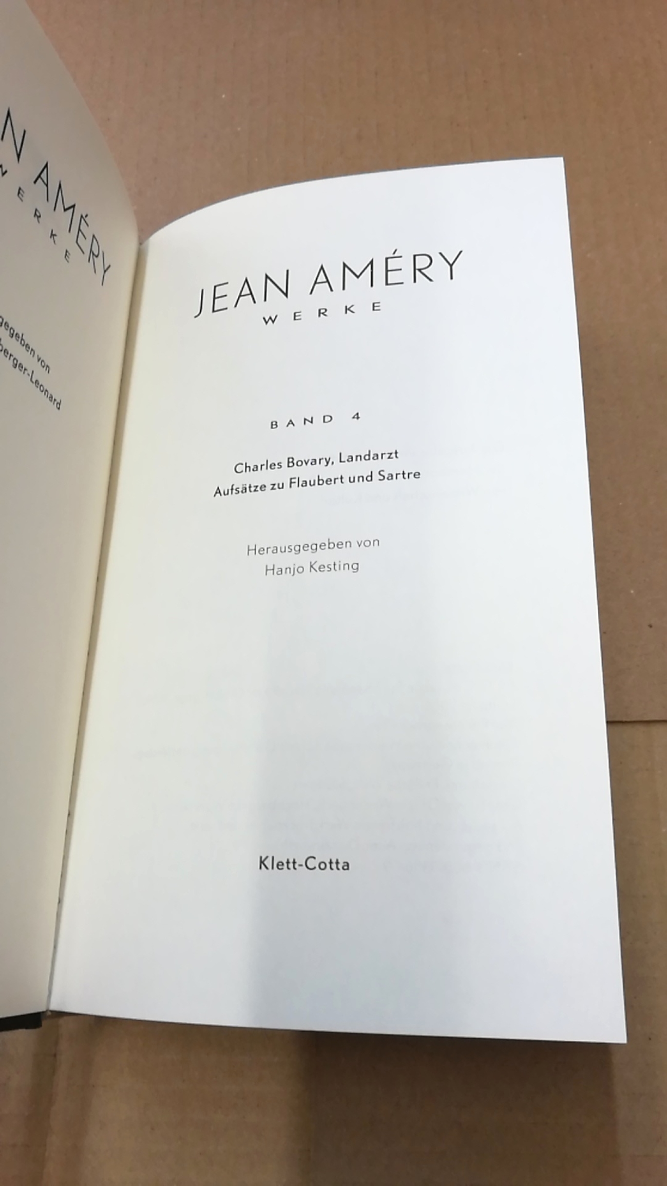 Jean Améry, Irene Heidelberger-Leonard (Hrsg.): Werke.
