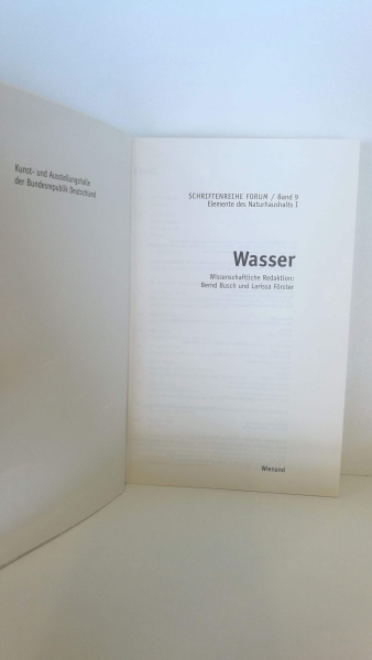 Busch, Bernd: Wasser, mit CD-ROM Schriftenreihe Forum / Band 9