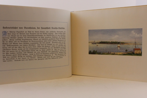 Fonck, A., R. Duschet (Abb.): Die Naturschönheit deutscher Tropen, die Bevölkerung und Erschließung in 24 farbigen Bildern mit erläuterndem Text 1. Heft