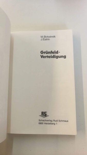 Botwinnik, M.: Grünfeld-Verteidigung 