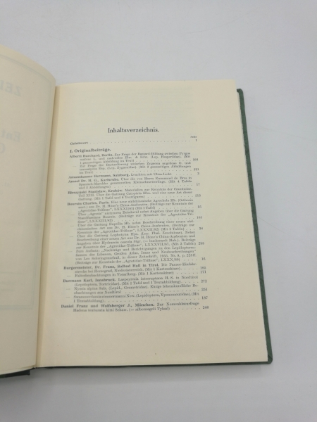 Wiener Entomologischen Gesellschaft (Hrsg.), : Zeitschrift d. Wiener Entomologischen Gesellschaft, 41. Jahrgang, 67. Band 1956, Nr 1-12 (=vollst.). Gebunden! 