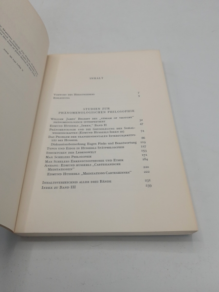 Schütz, Alfred: Alfred Schützt. Gesammelte Aufsätze. 3 Bände (=vollst).