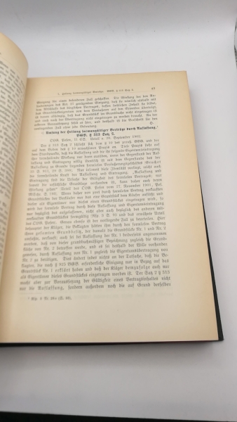 Mugdan / Falkmann, B. / R. (Hrsg.): Die Rechtsprechung der Oberlandesgerichte auf dem Gebiete des Zivilrechts. 6. Band 1903  (Erstes Halbjahr)