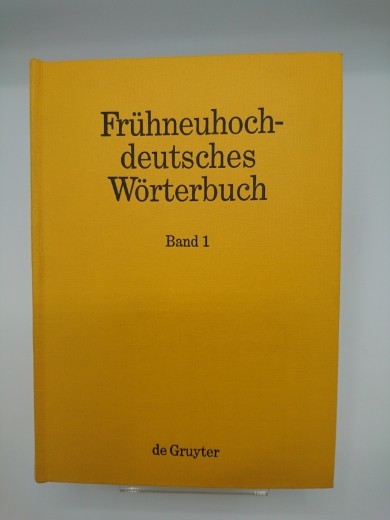 Reichmann, Oskar: Frühneuhochdeutsches Wörterbuch Bd.1: Einführung a - äpfelkern