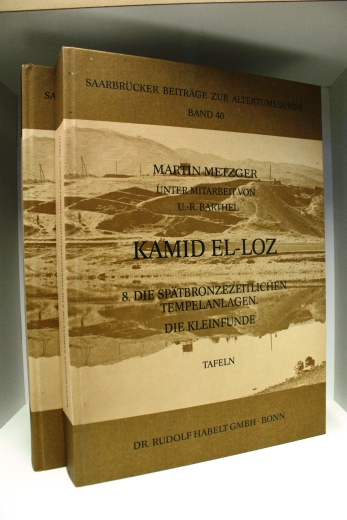 Martin Metzger: Kamid el-Loz 8. Die spätbronzezeitlichen Tempelanlagen. Die Kleinfunde. TEXT und TAFELN