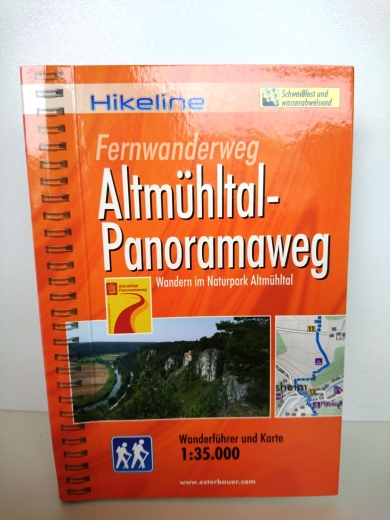 Fernwanderweg Altmühltal-Panaromaweg, : Wandern im Naturpark Altmühltal Wanderführer und Karte, 1:35000