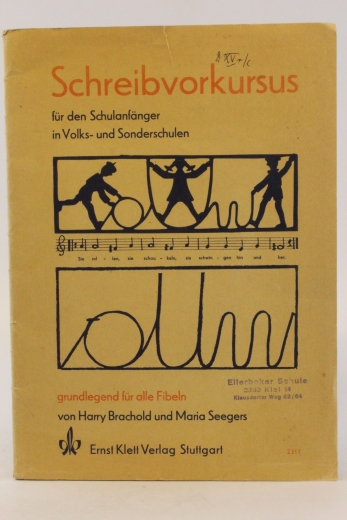 Brachold, H., M- Seegers: Schreibvorkurs für den Schulanfänger in Volks- und Sonderschulen grundlegend für alle Fibeln