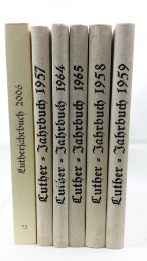D. Franz Lau: Luther-Jahrbuch. Konvolut aus 17 Bänden. Im Auftrag der Luther-Gesellschaft.