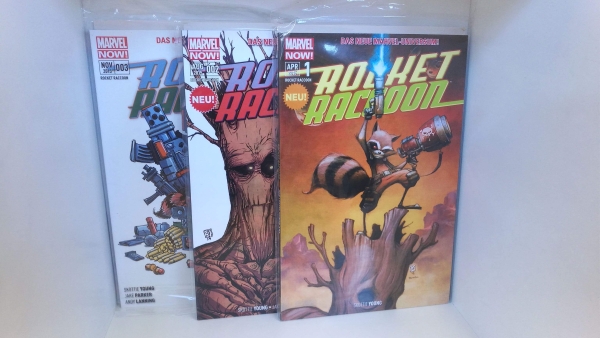 Marvel Now! (Hrsg.): Rocket Raccoon. Heft 1 bis 3 Das neue Marvel-Universum!