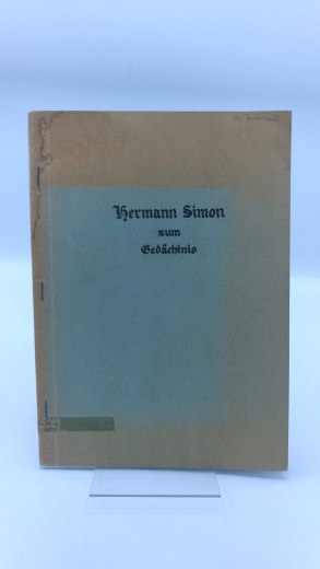 Hermann-Simon-Arbeitskreis Gütersloh (Hrsg.): Hermann Simon zum Gedächnis
