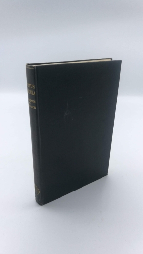 Tacitus: Cornelli Taciti De Vita Agricolae. Edited by H. Furneaux. Second Edition. Revised and Largely Rewritten by J. G. C. Anderson