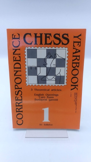 Gaiba, M.: Correspondence chess yearbook, Nr.1 English Openings, Caro Kann, Budapest Gambit
