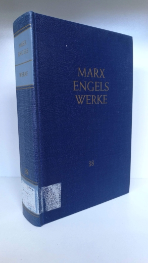 Marx / Engels, Karl / Friedrich: Karl Marx. Friedrich Engels. Werke. Band 38. Marx/Engels Briefe. Januar 1891 - Dezember 1892