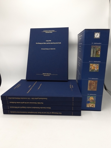 Wolf, Nobert: Die Galerie der schönsten Bücher - Buchmalerei erleben. 5 Bände Edition Bel-Libro. Herausgegeben von Ingo F. Walther