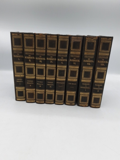 Académie Francaise (Hrsg.): Oeuvres choisies de Marmontel. 4 Bände in 8 Bücher