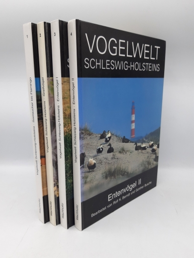 Ornithologische Arbeitsgemeinschaft für Schleswig-Holstein und Hamburg e. V. (Hrsg.), : Vogelwelt Schleswig-Holsteins. 4 Bände 