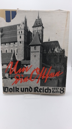 Heitz, Friedrich: Volk und Reich. Politische Monatshefte.  Heft 6. 12. Jahrg. / Juni 1936