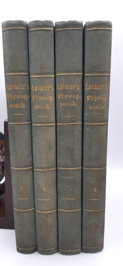 Lavater, J. C.: J. C. Lavater's Physiognomik. 4 Bände (=vollst. mit allen Tafeln)