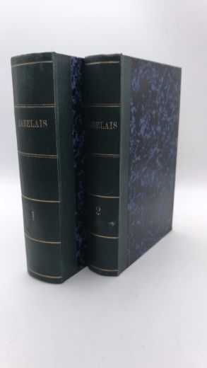 Rabelais, Francois: Oeuvres de Rabelais sur les editions originales (=2 Bände) accompagnées d'un commentaire nouveau par MM. Burgaud des Marets et Rathery